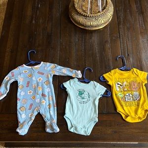 3 newborn outfits :)